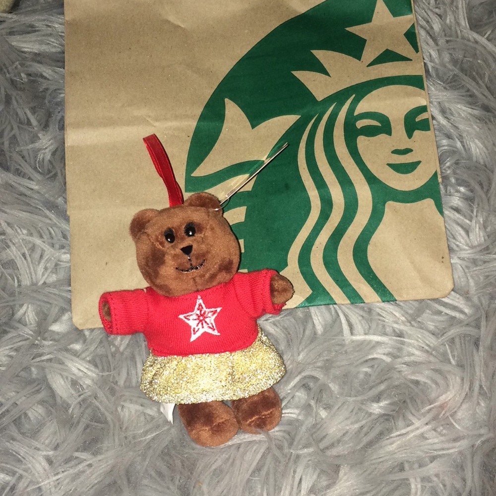 Starbucks bearista ornament limited edition plush - Picture 2 of 5
